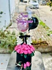 Sevgiliye balon kutusu